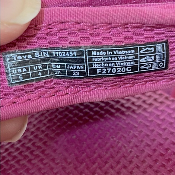 TEVA Flatform Universal Mesh Print Padded Sandal Size 6 - Picture 6 of 11